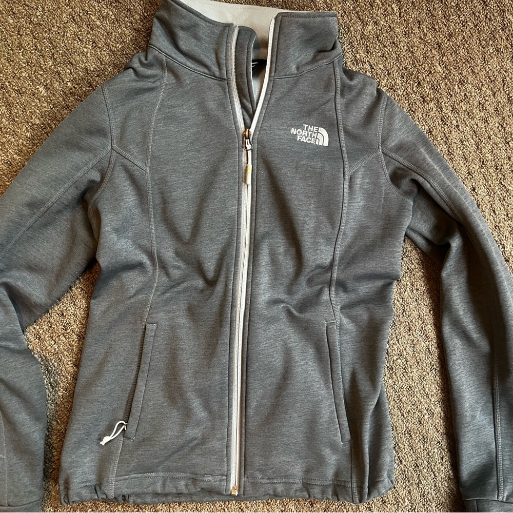 The North Face Kids Dark Gray Full-Zip Jacket